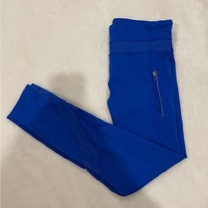 Royal blue lululemon leggings